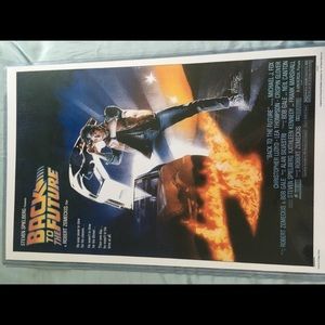 Back to the future mini poster 17 1/2 in by 12in